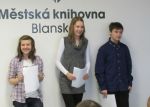 Studenti gymnázia recitovali v blanenské knihovně